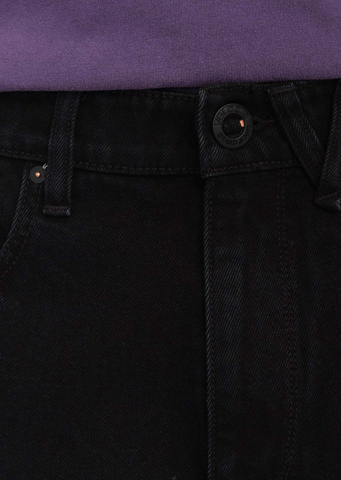 Volcom Men's Billow Denim Shorts New Black