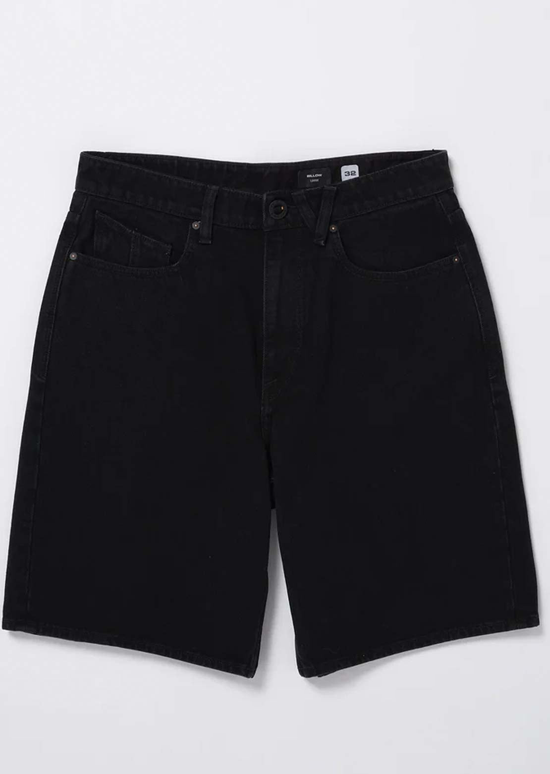 Volcom Men's Billow Denim Shorts New Black