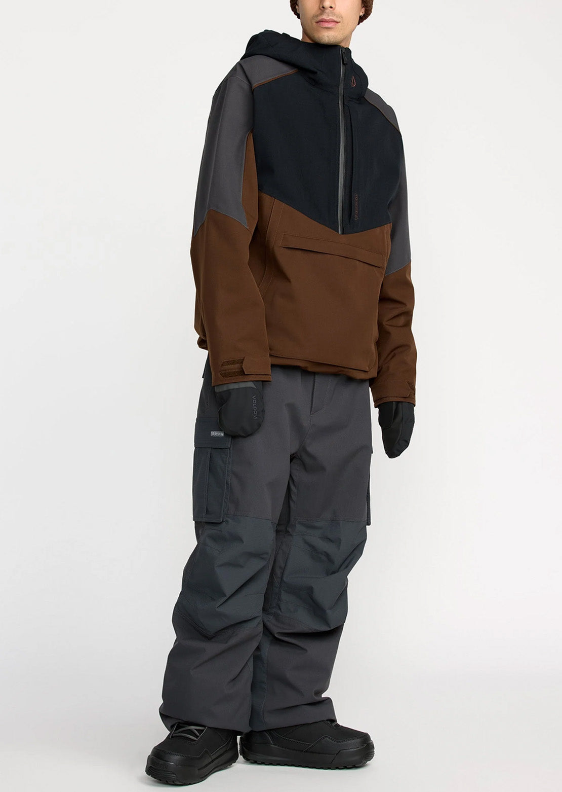 Volcom Men's Brighton Pullover Brown