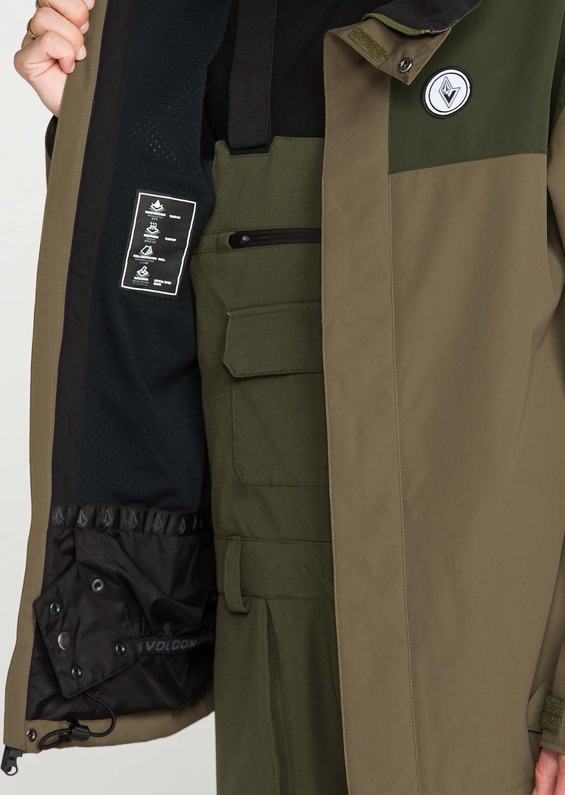 Volcom Hommes Buckthreeeighty Insulated Manteau