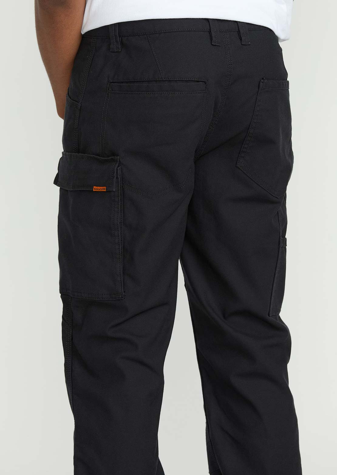 Volcom Men's Caliper II Relaxed Work Pants Black