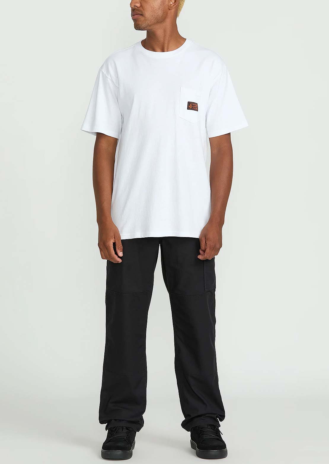 Volcom Men's Caliper II Relaxed Work Pants Black