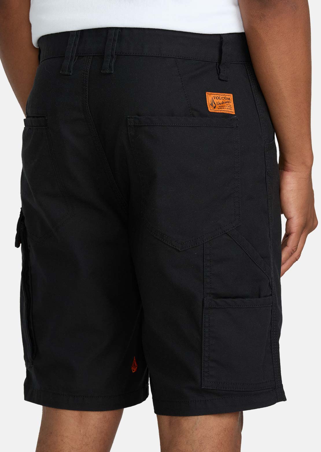 Volcom Men's Caliper II Relaxed Work Shorts Black