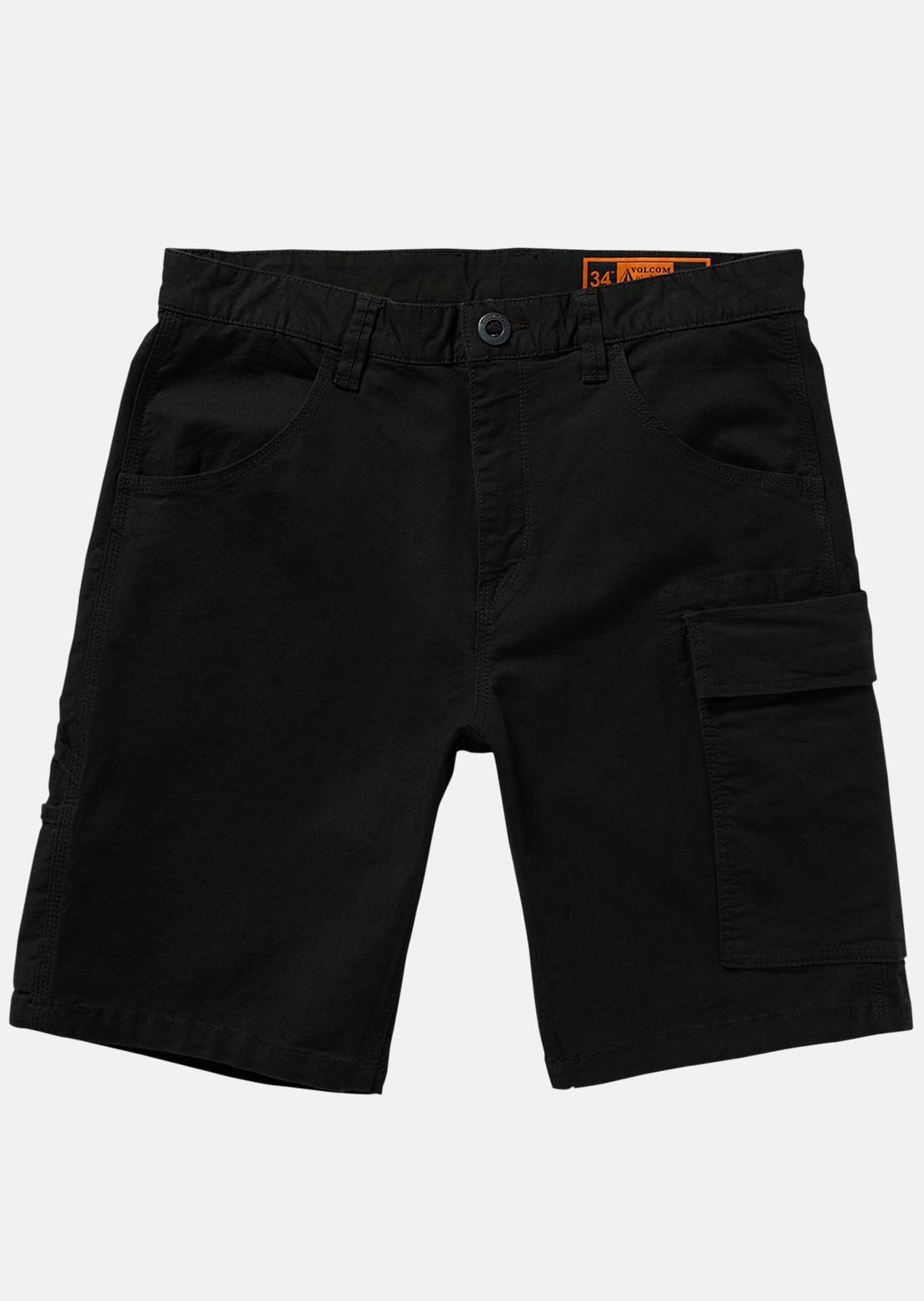 Volcom Men's Caliper II Relaxed Work Shorts Black