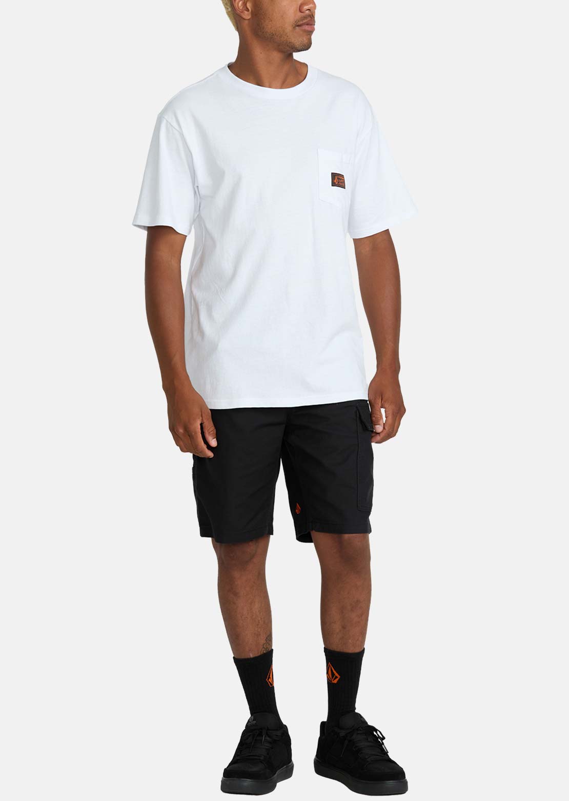 Volcom Men's Caliper II Relaxed Work Shorts Black