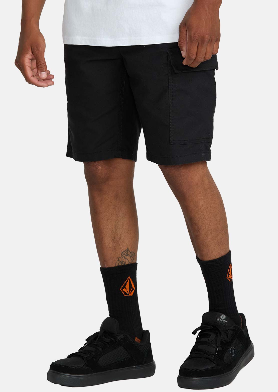 Volcom Men's Caliper II Relaxed Work Shorts Black