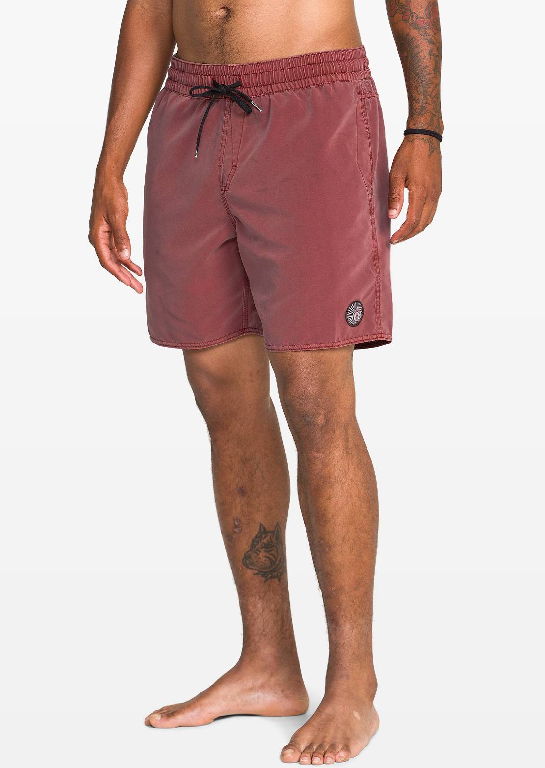 Volcom Men's Center Trunk 17 Shorts Apple Butter