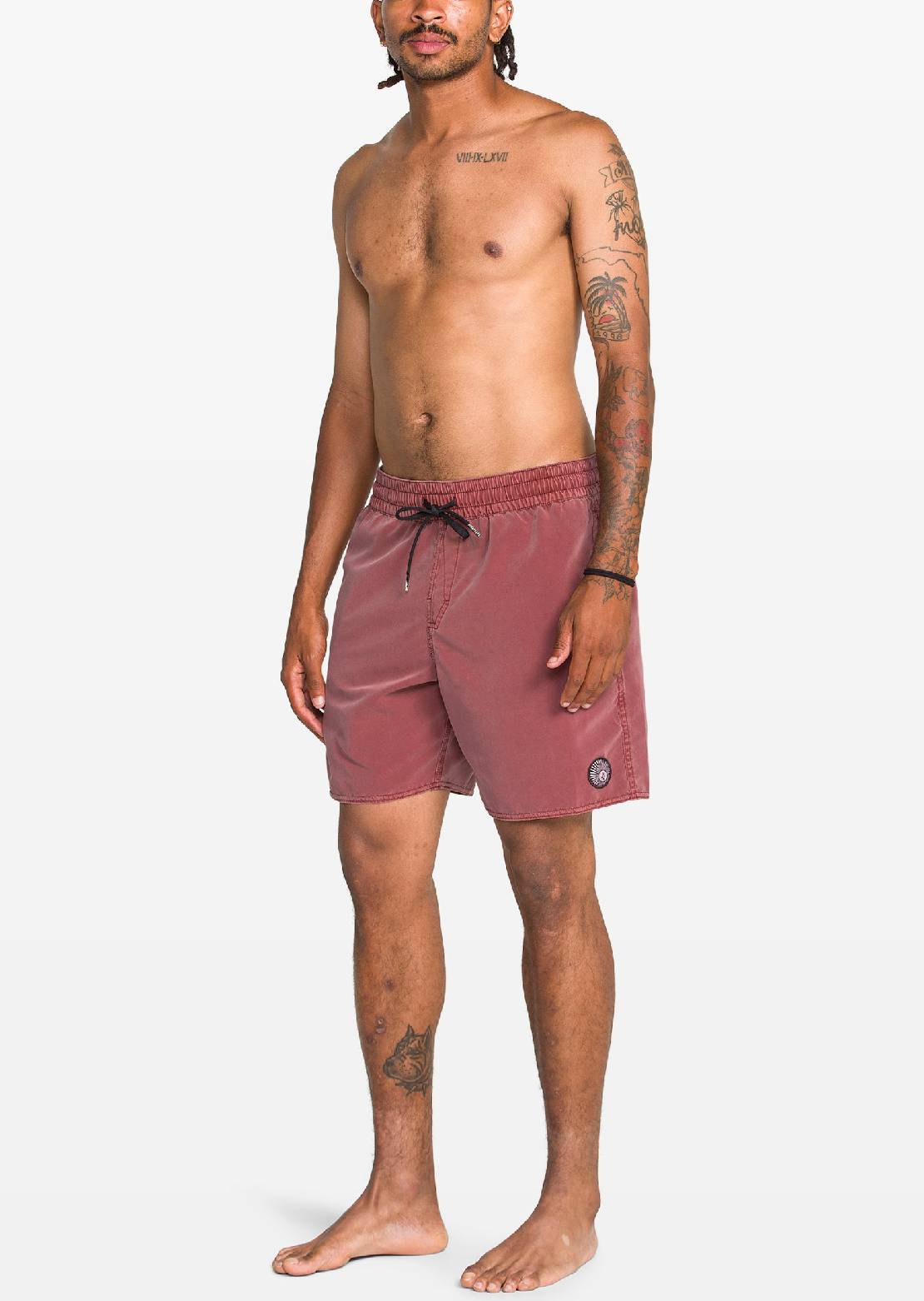 Volcom Men's Center Trunk 17 Shorts Apple Butter