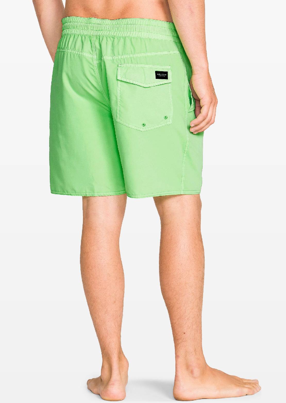 Volcom Men's Center Trunk 17 Shorts Island Green