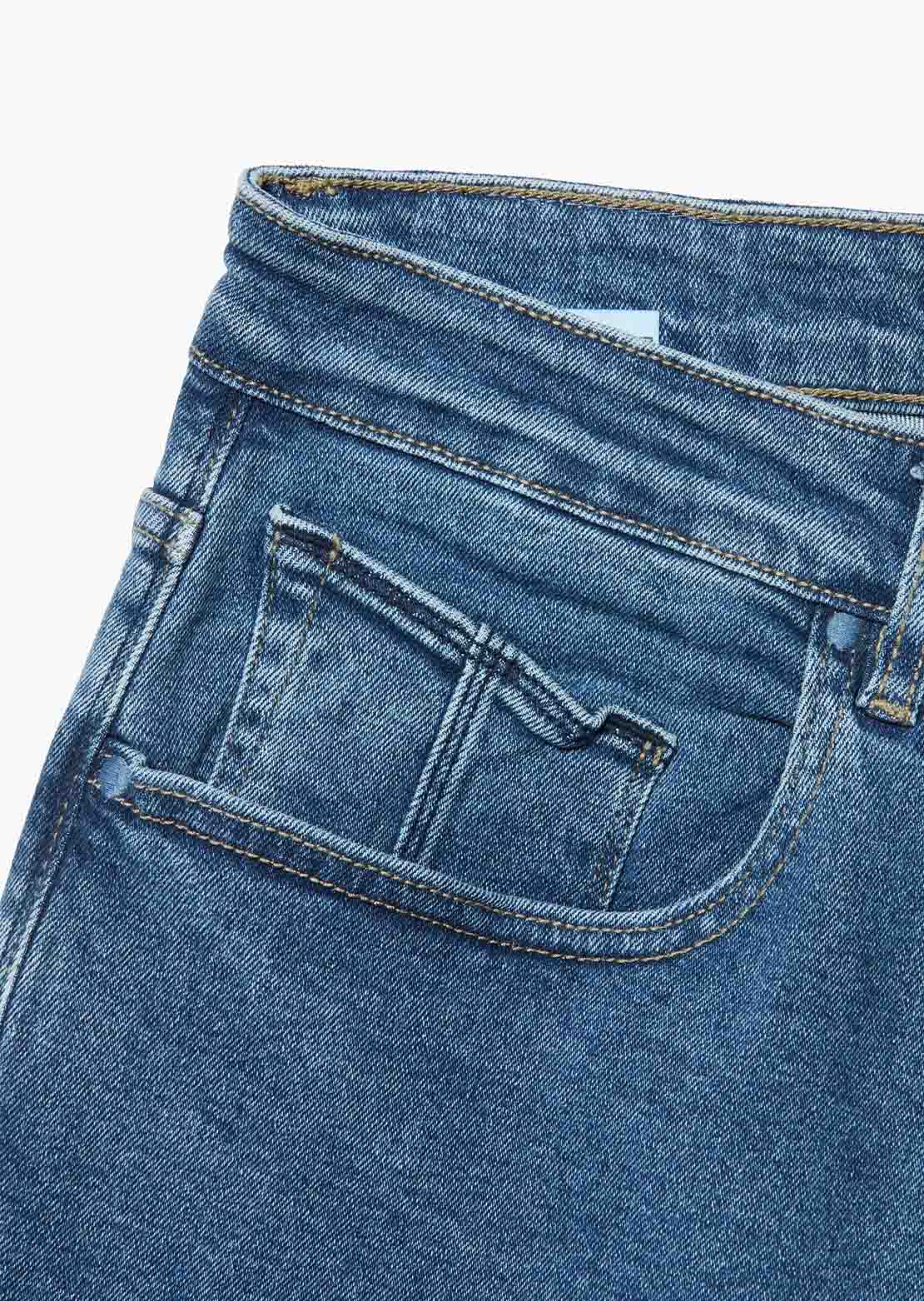 Volcom Men's Chillow Denim VS Pants Deep River Blues