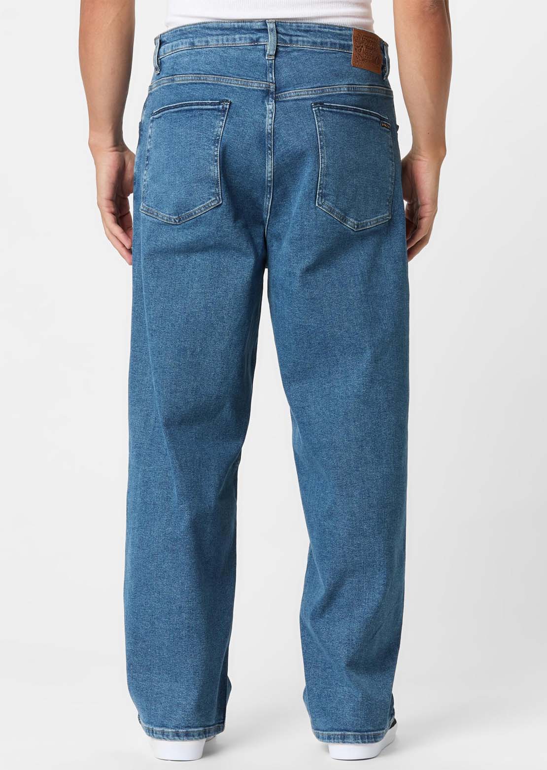 Volcom Men's Chillow Denim VS Pants Deep River Blues