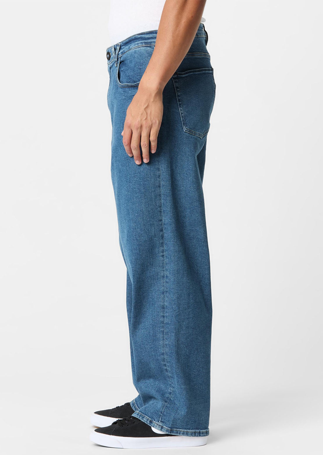 Volcom Men's Chillow Denim VS Pants Deep River Blues