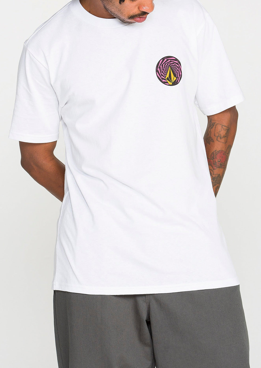 Volcom Men's Dirty Work T-Shirt White