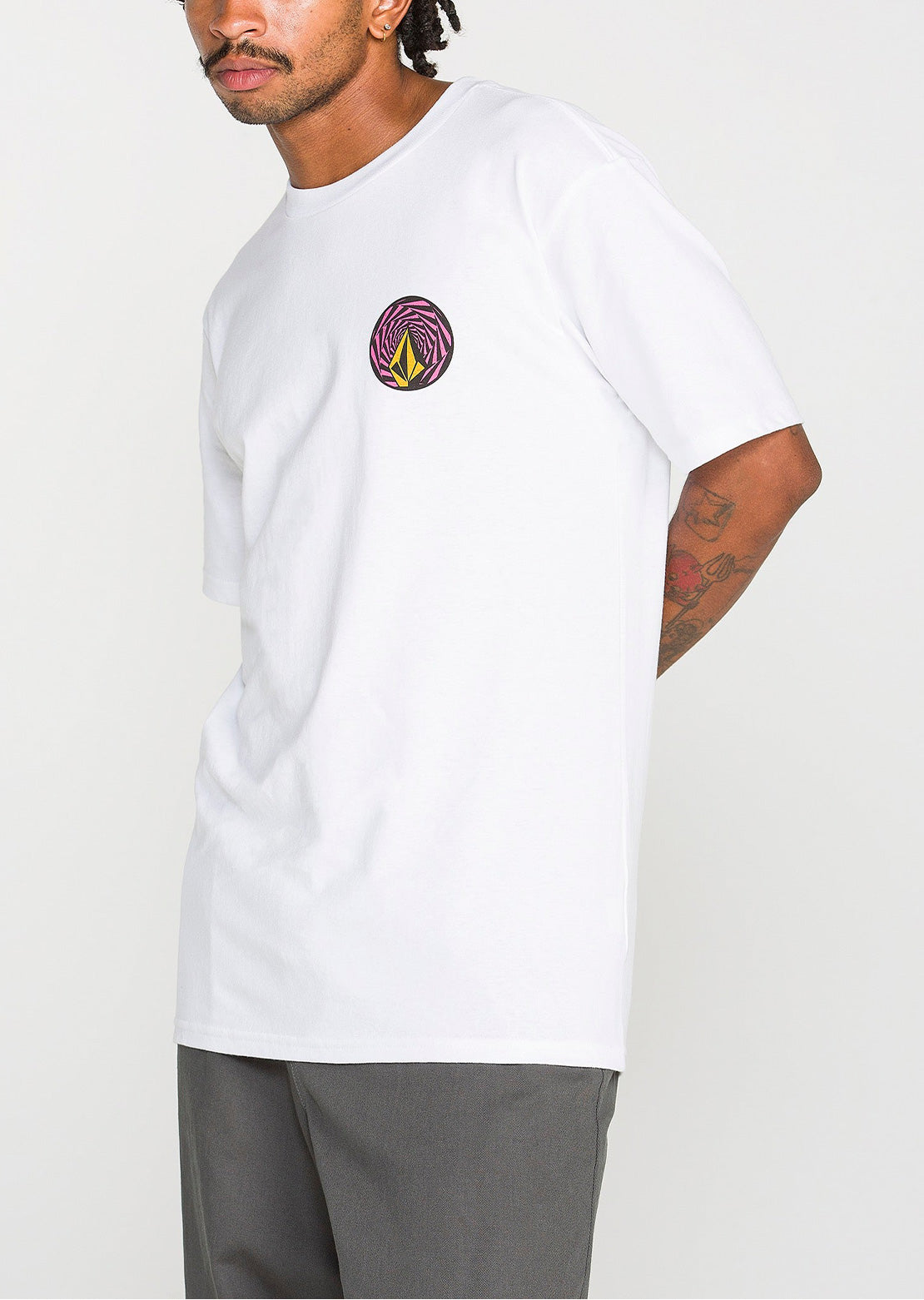 Volcom Men's Dirty Work T-Shirt White