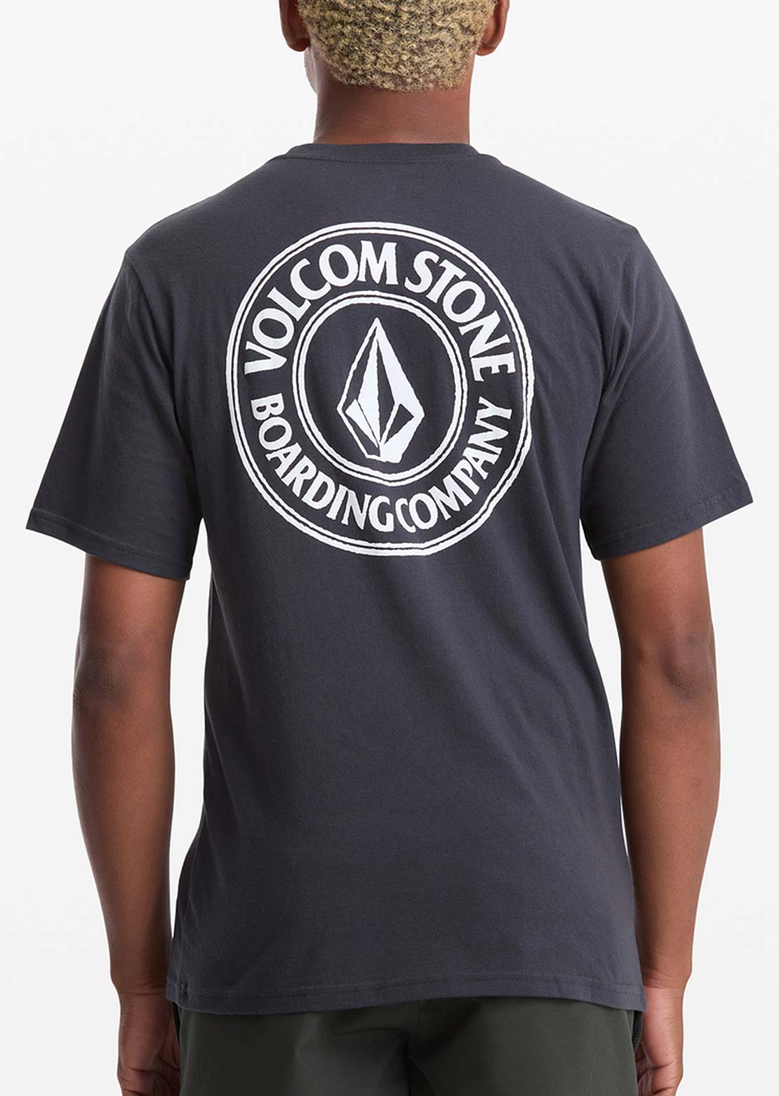 Volcom Men's Drain You T-Shirt Washed Black Heater