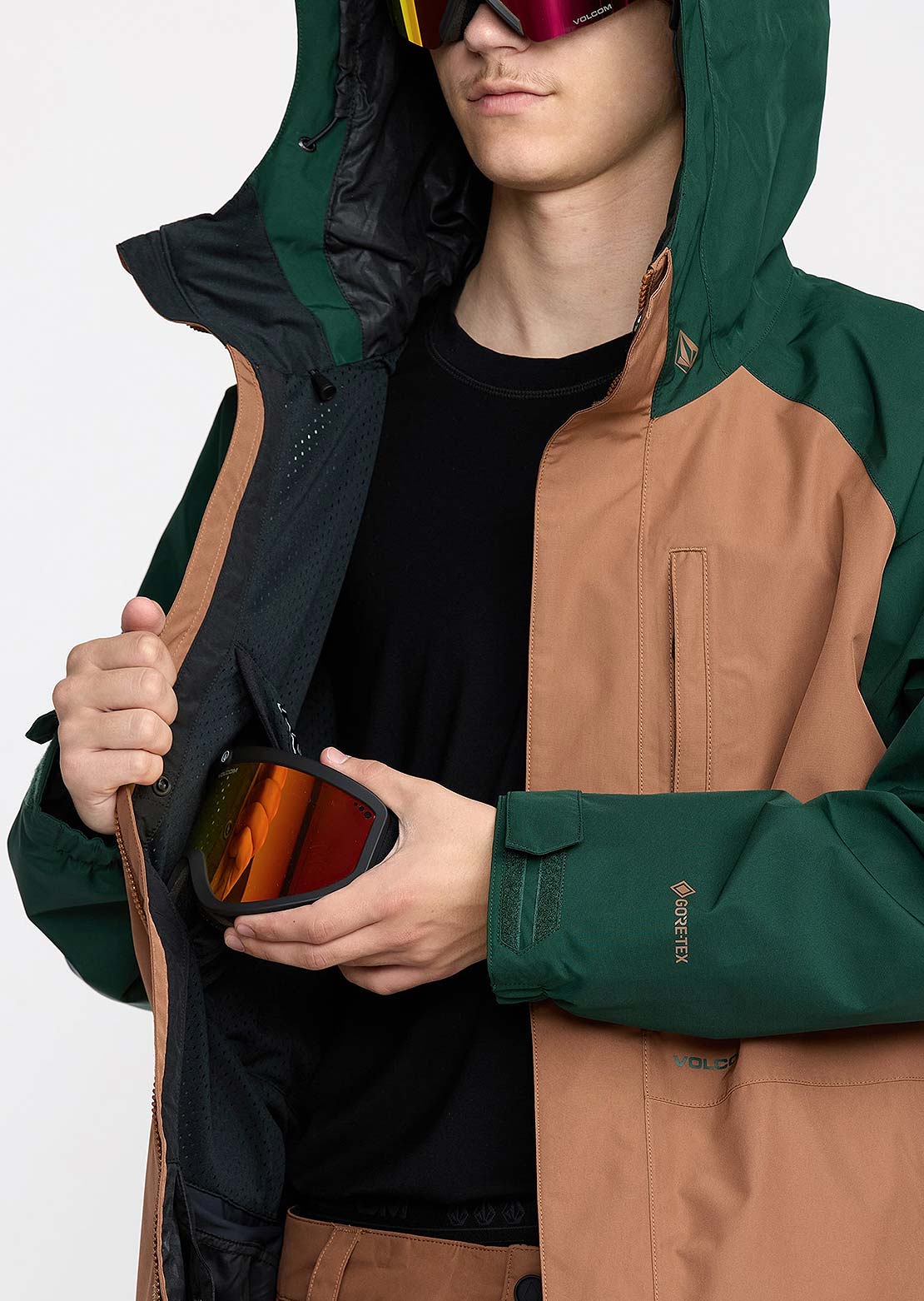 Volcom Men's Dua Insulated GORE-TEX Jacket Terra Brown