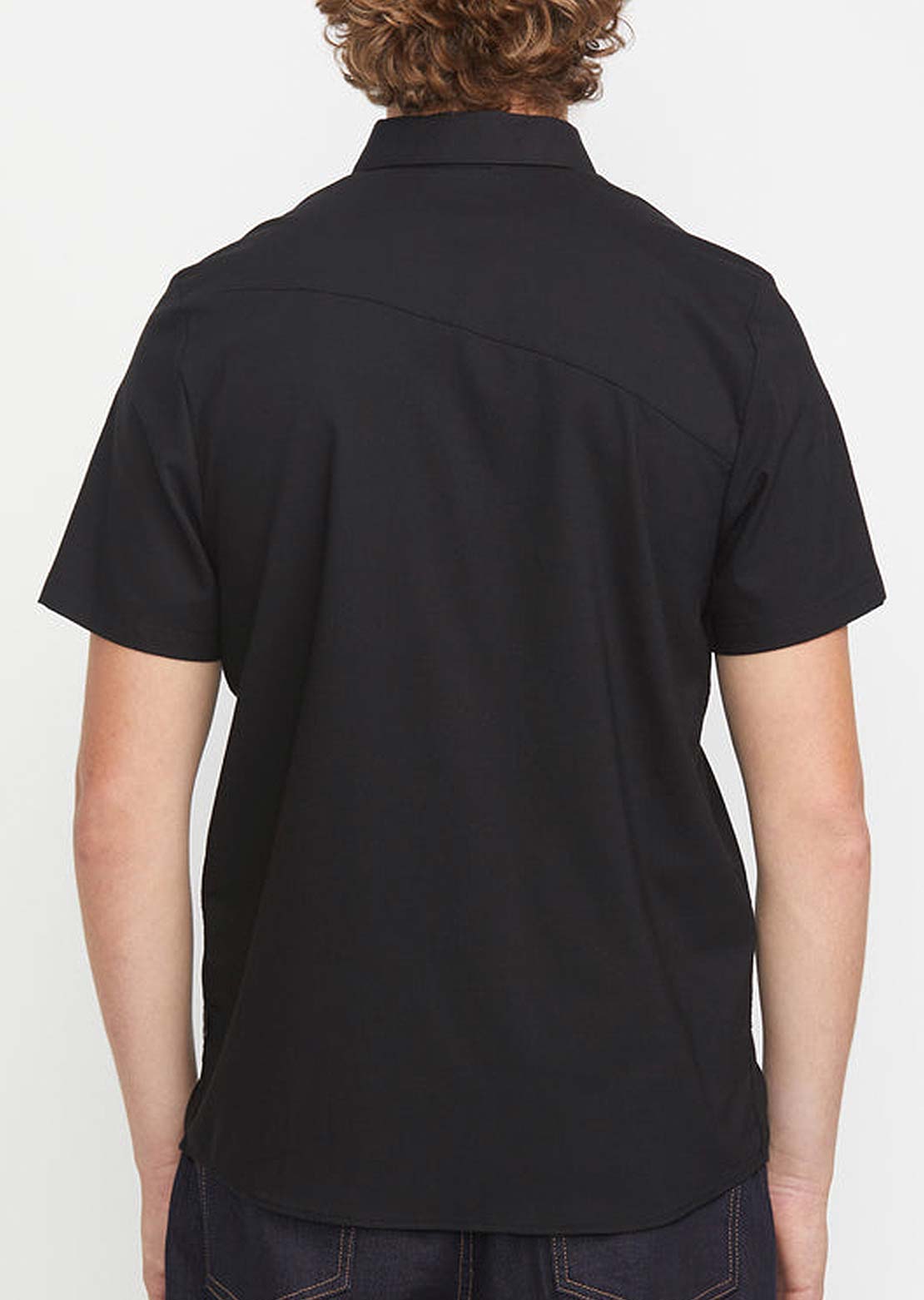 Volcom Men's Everett Oxford Button Up Shirt New Black