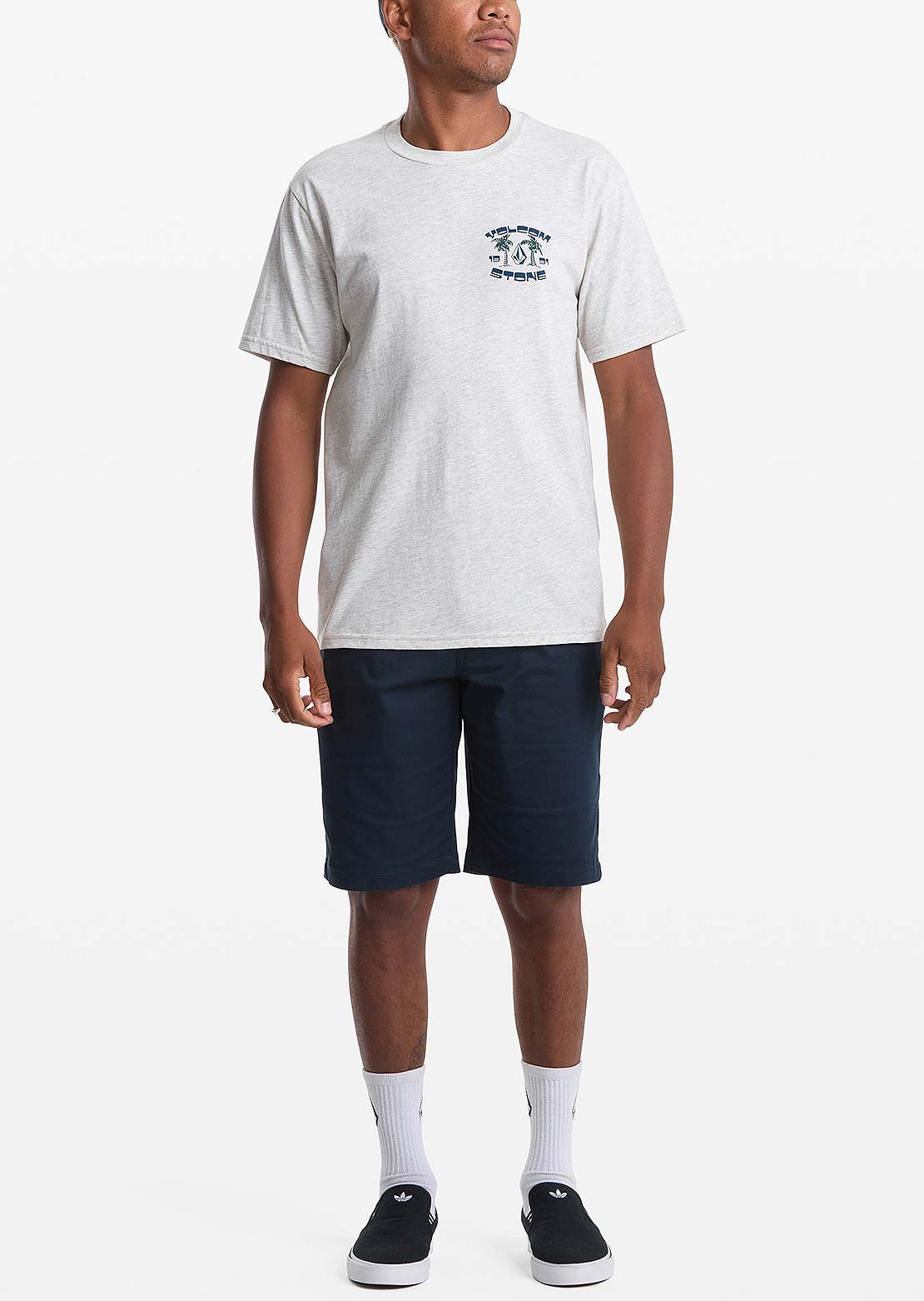 Volcom Men's Fed Up T-Shirt Stone Heather