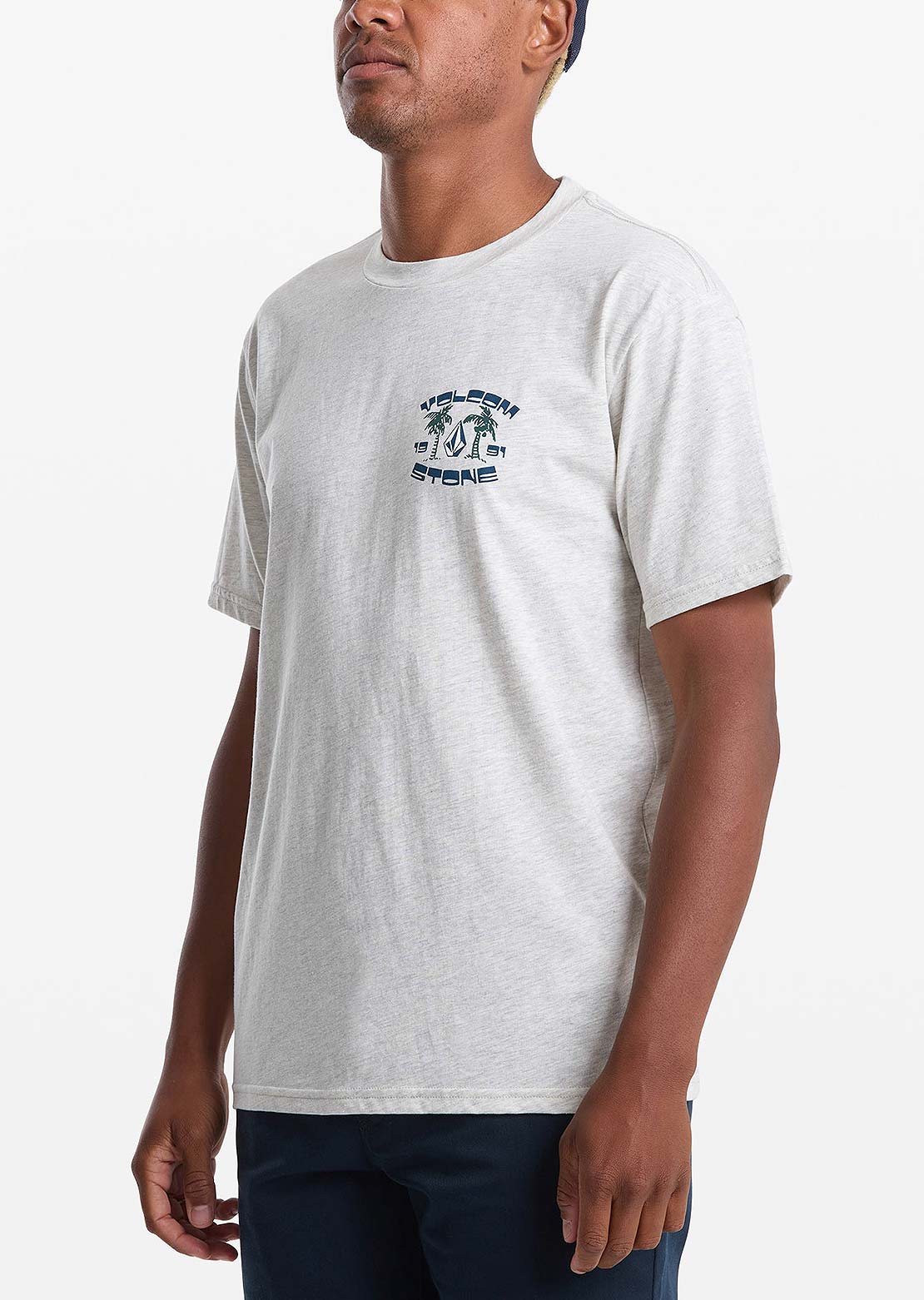 Volcom Men's Fed Up T-Shirt Stone Heather