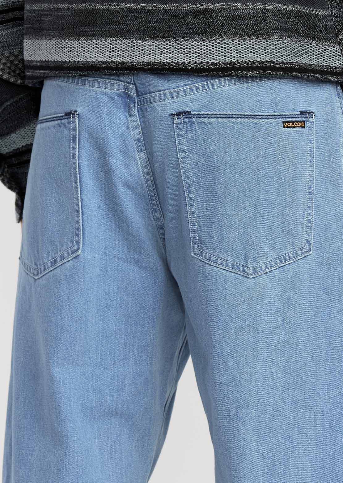 Volcom Men's Fivedown Denim Pants Camper Blue