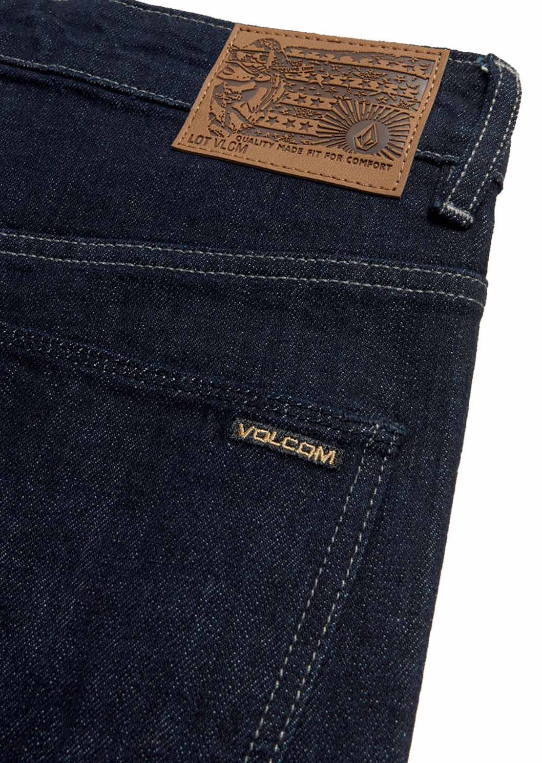 Volcom Men's Fivedown Denim Pants Dark Wash