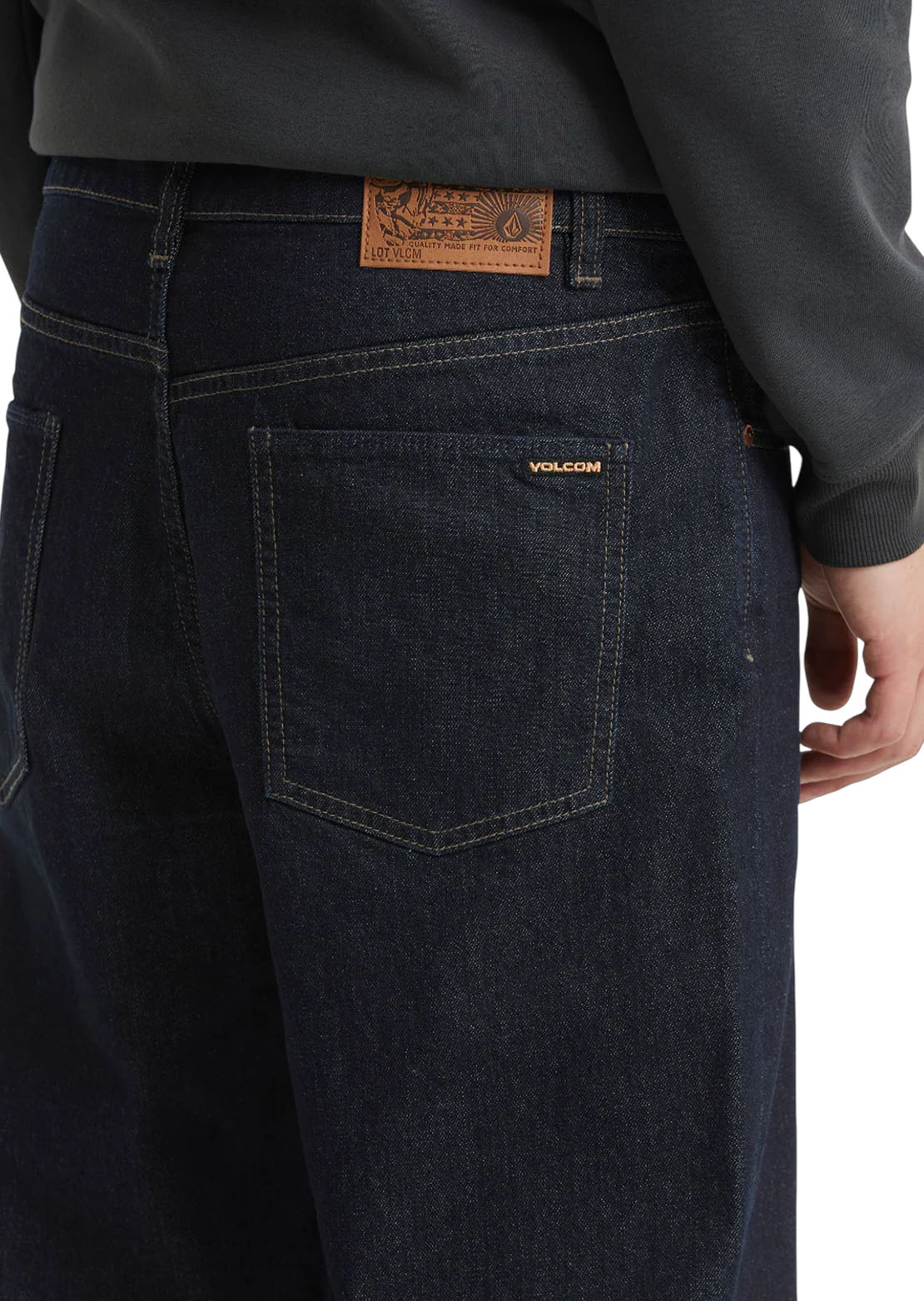 Volcom Men's Fivedown Denim Pants Dark Wash