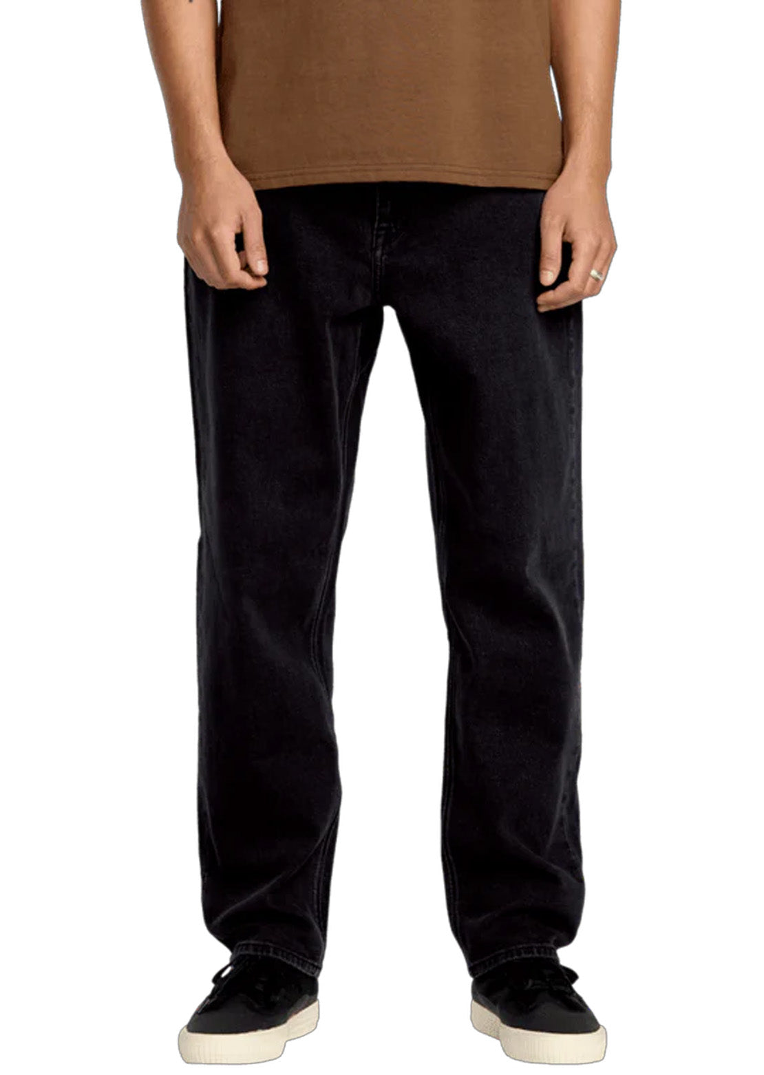 Volcom Men's Fivedown Denim Pants Fade To Black