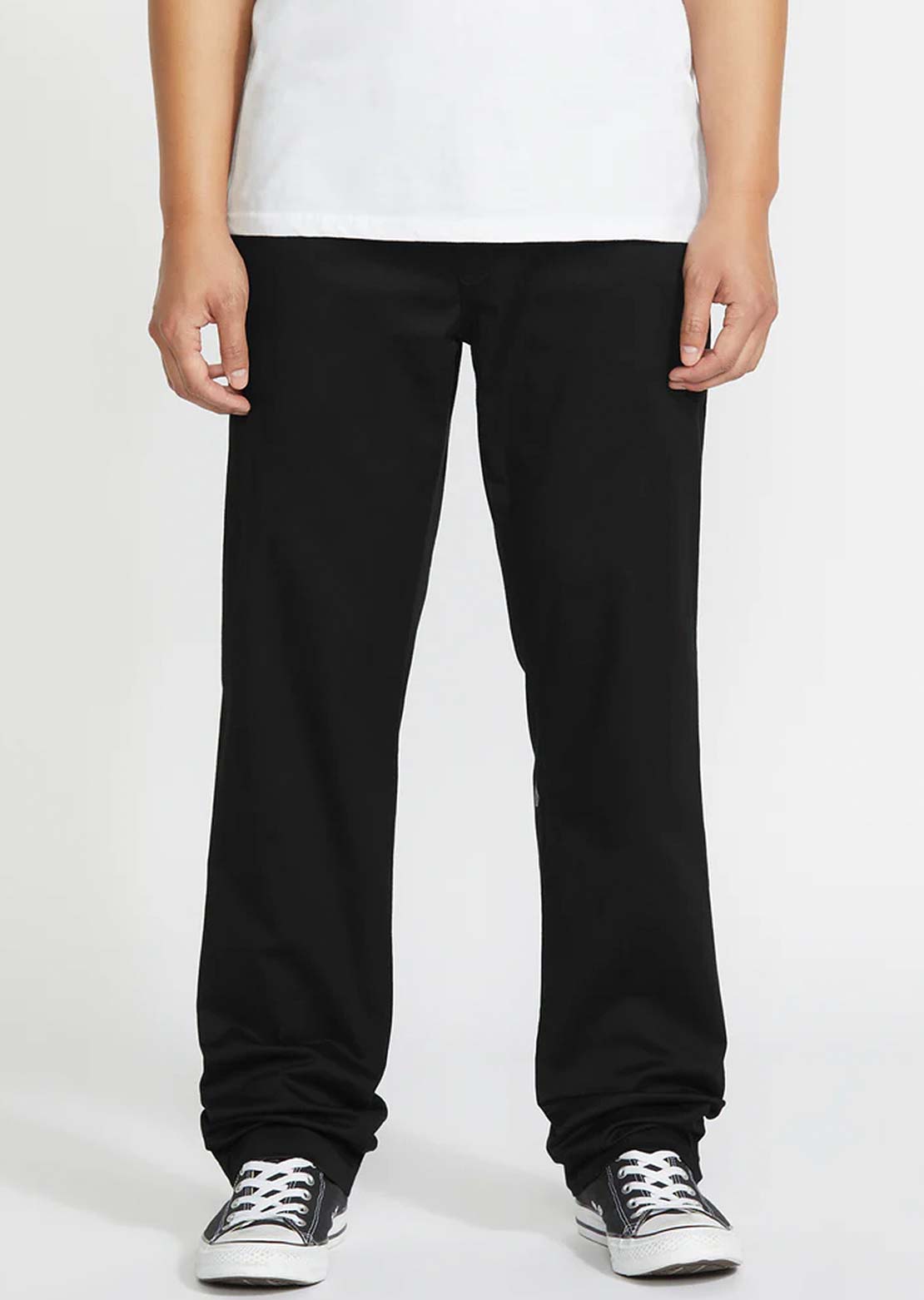 Volcom Men's Frickin Modern Stret Pants Black