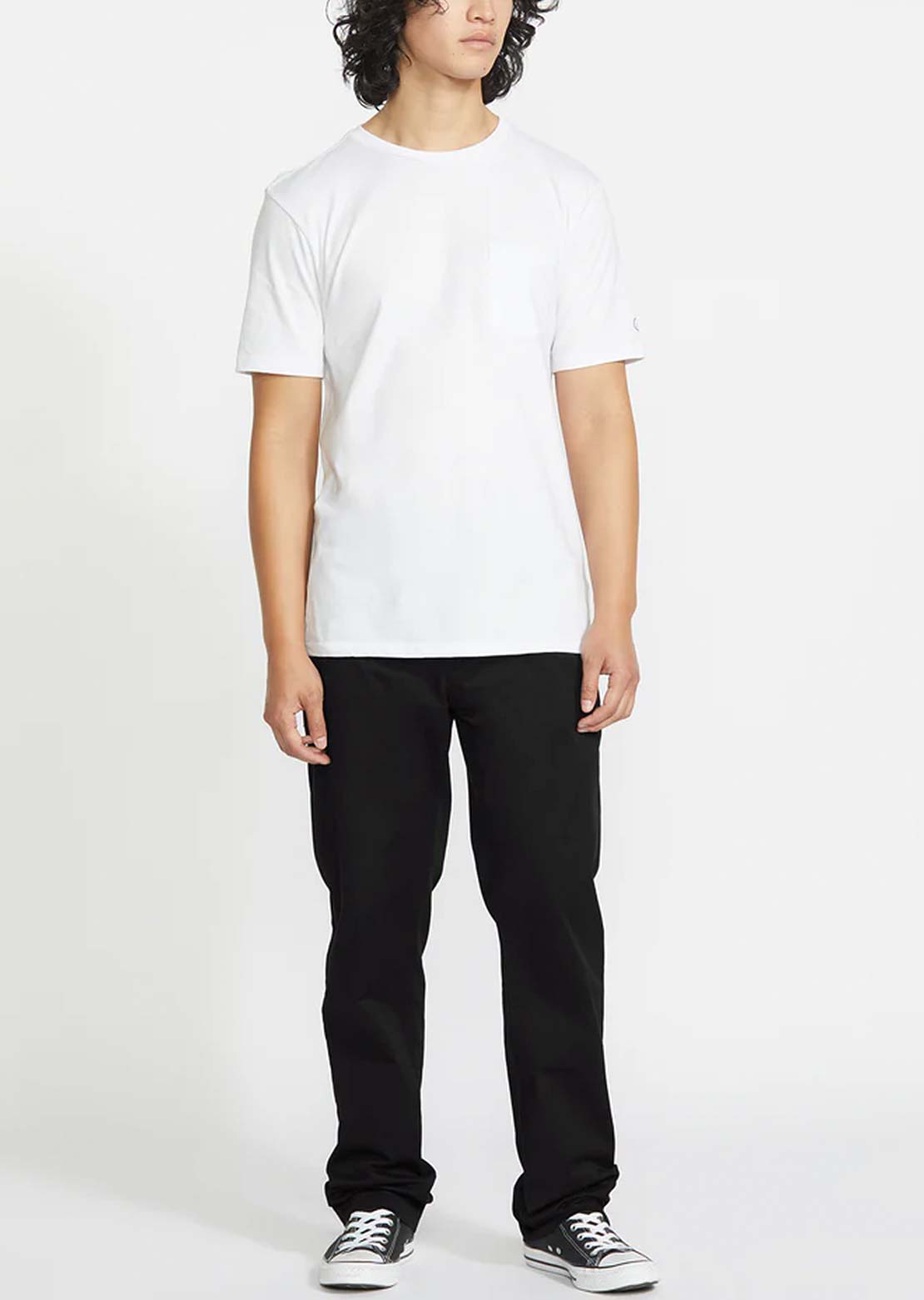 Volcom Men's Frickin Modern Stret Pants Black