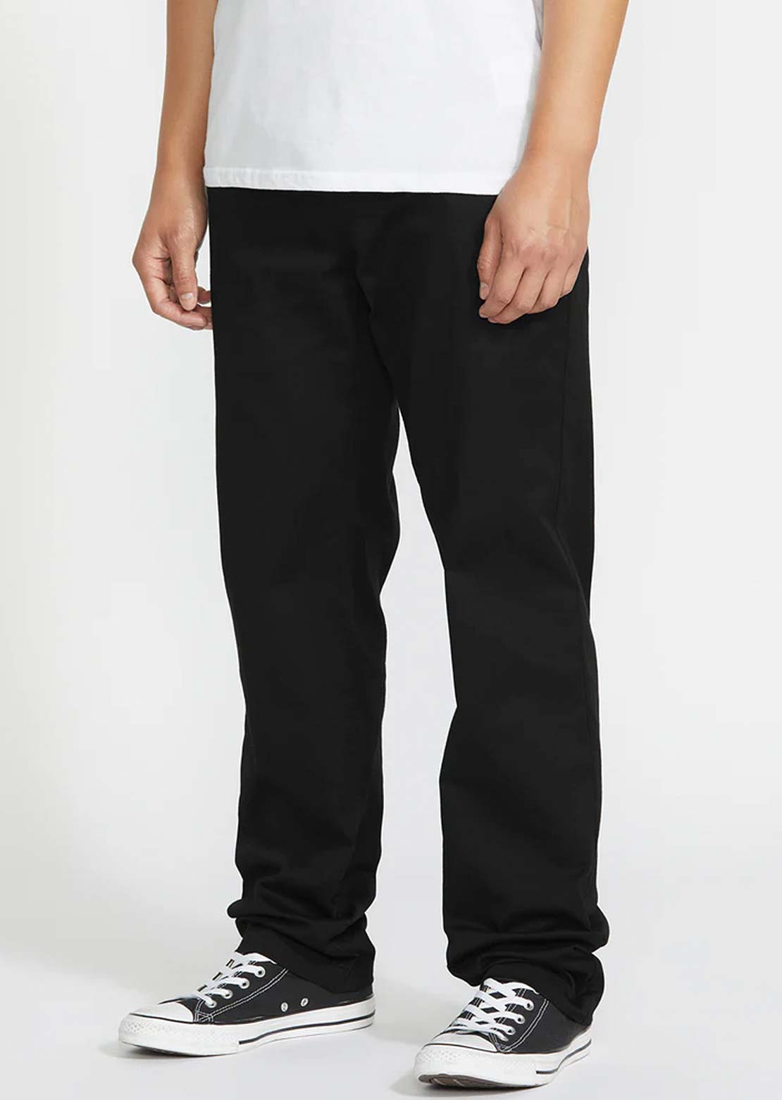 Volcom Men's Frickin Modern Stret Pants Black