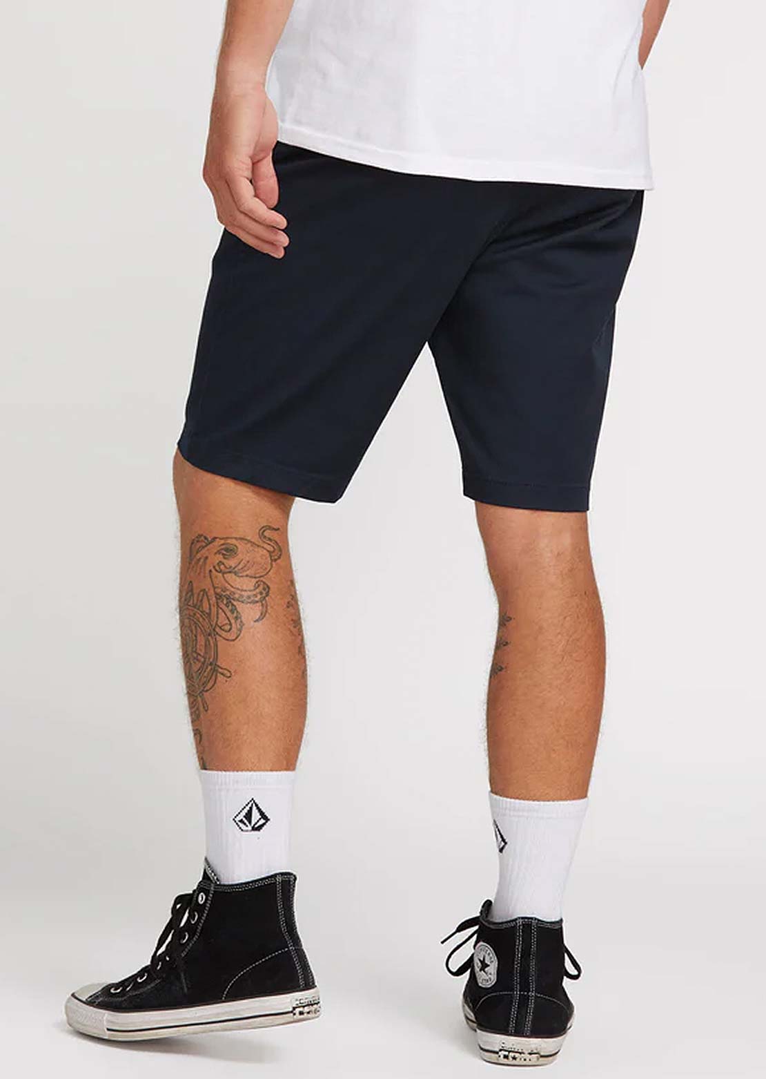 Volcom Men's Frickin Modern Stretch 21 Shorts Dark Navy