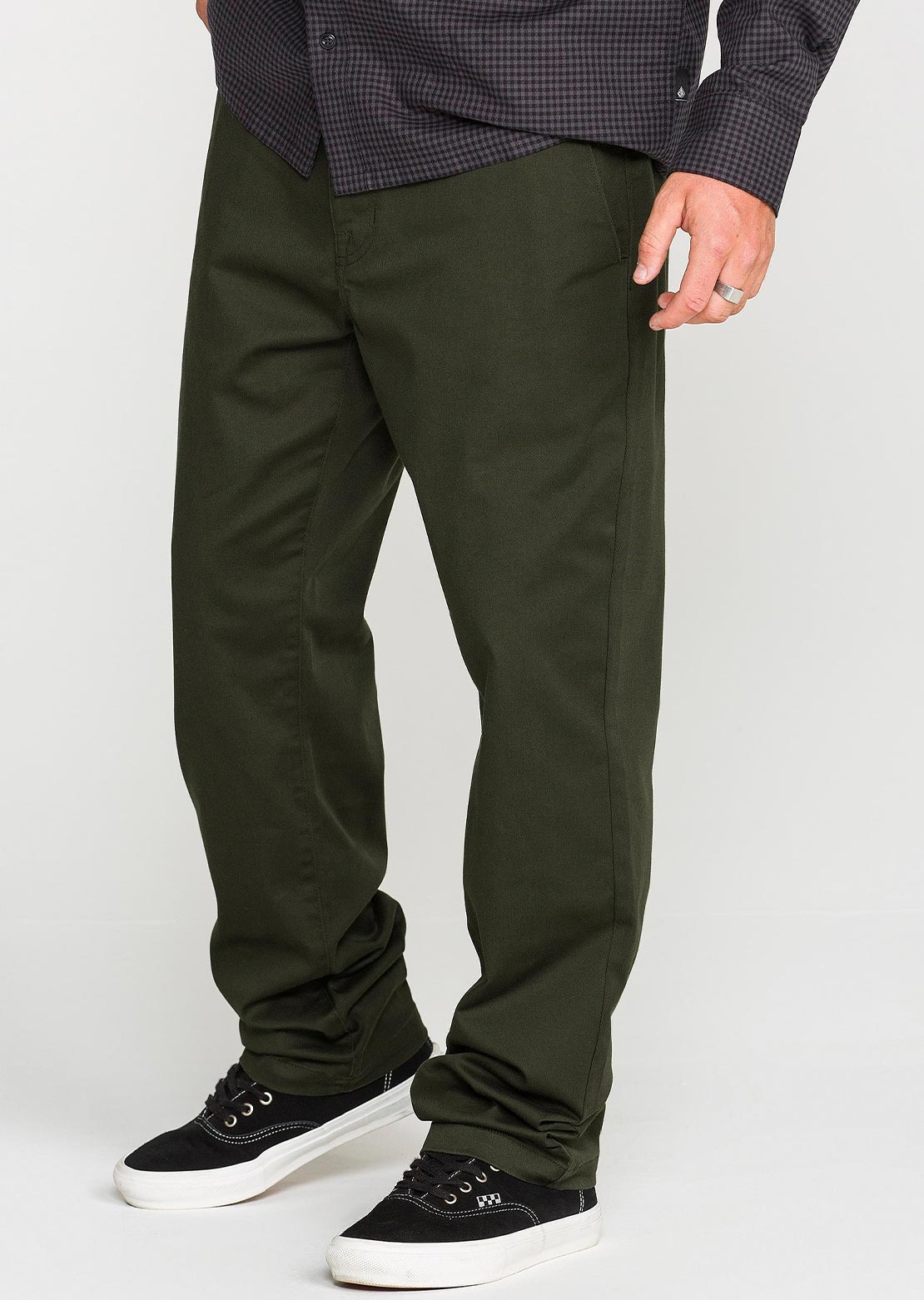 Volcom Men's Frickin Modern Stretch Pants Rosin
