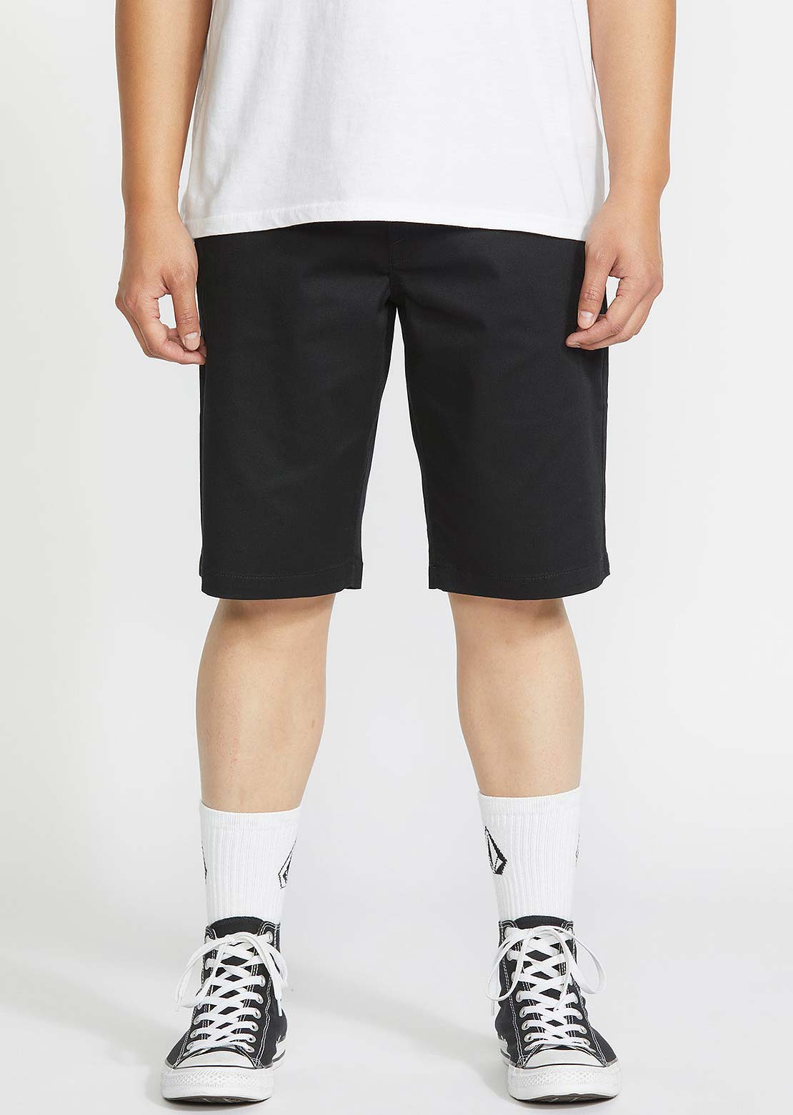 Volcom Men's Frickin Modern Stretch Shorts Black