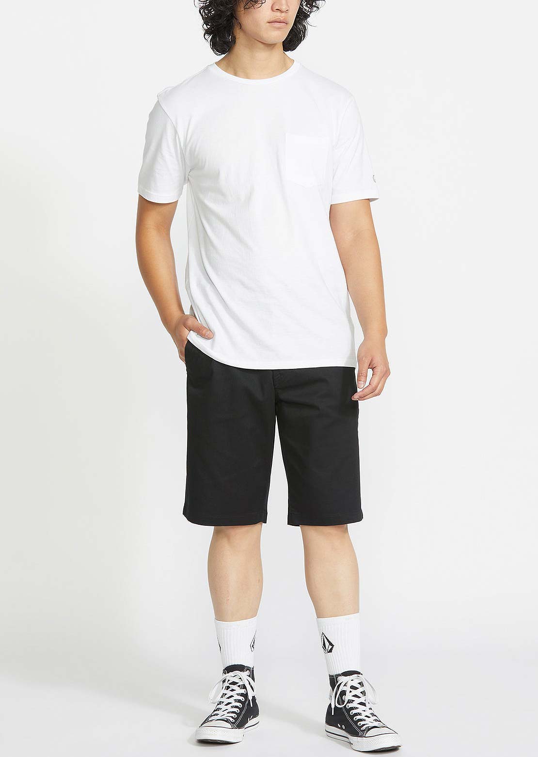 Volcom Men's Frickin Modern Stretch Shorts Black