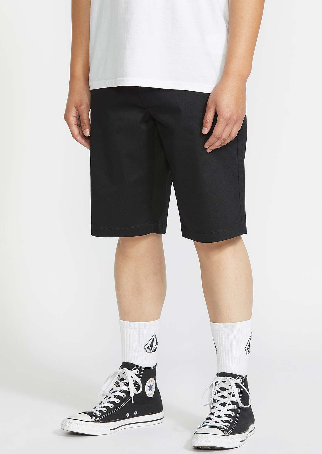 Volcom Men's Frickin Modern Stretch Shorts Black