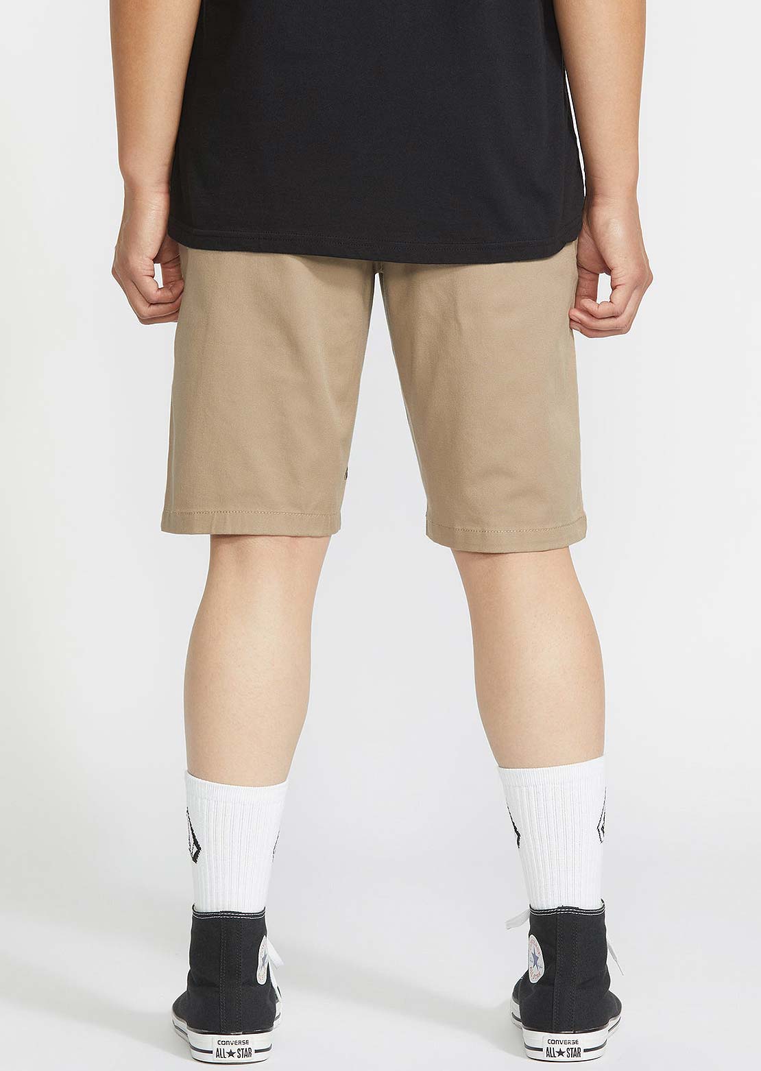 Volcom Men's Frickin Modern Stretch Shorts Khaki