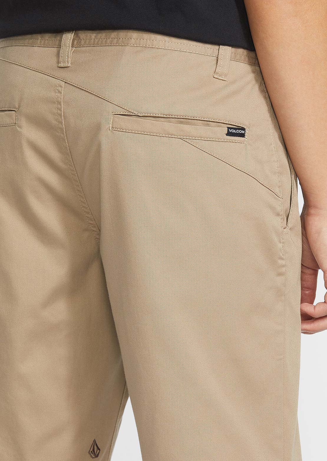 Volcom Men's Frickin Modern Stretch Shorts Khaki