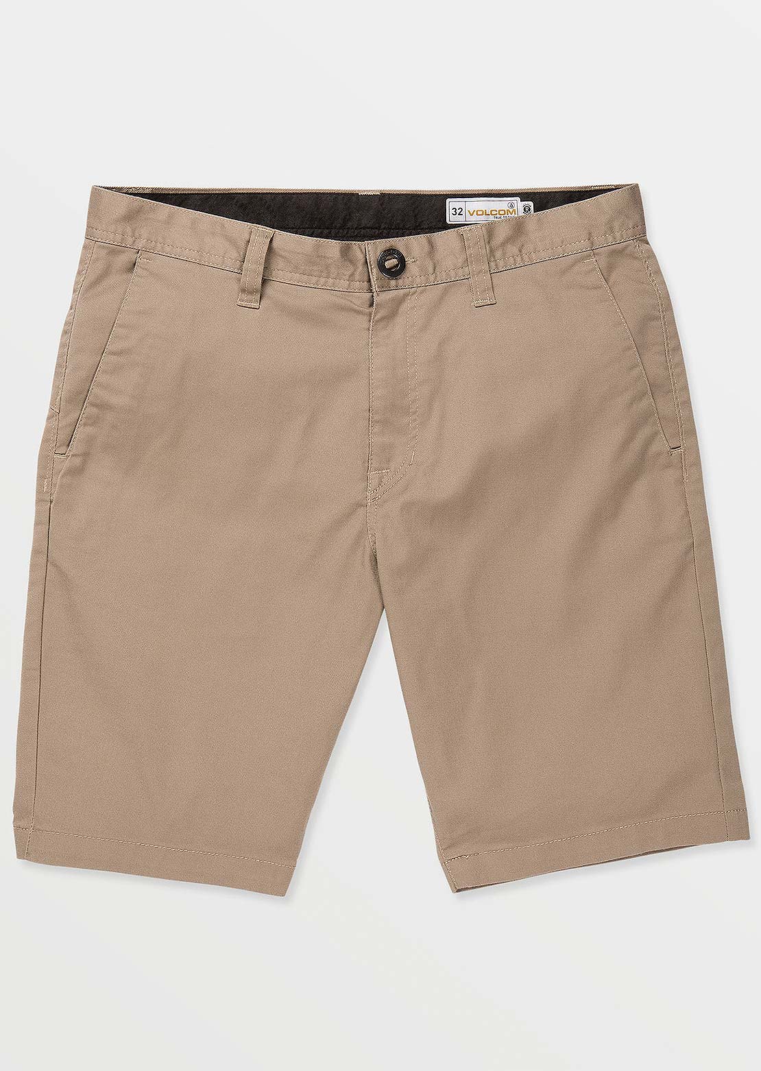 Volcom Men's Frickin Modern Stretch Shorts Khaki