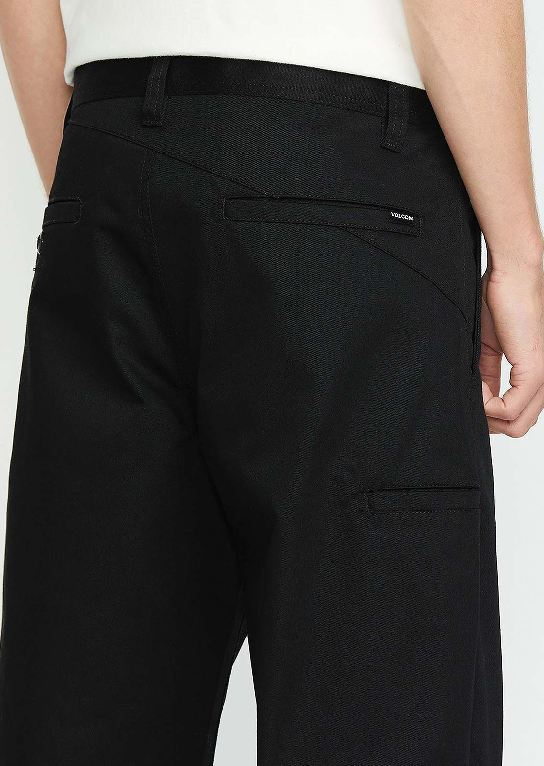 Volcom Men's Frickin Skate Chino Pants Black