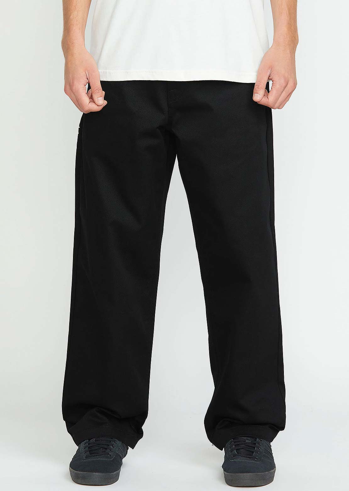 Volcom Men's Frickin Skate Chino Pants Black