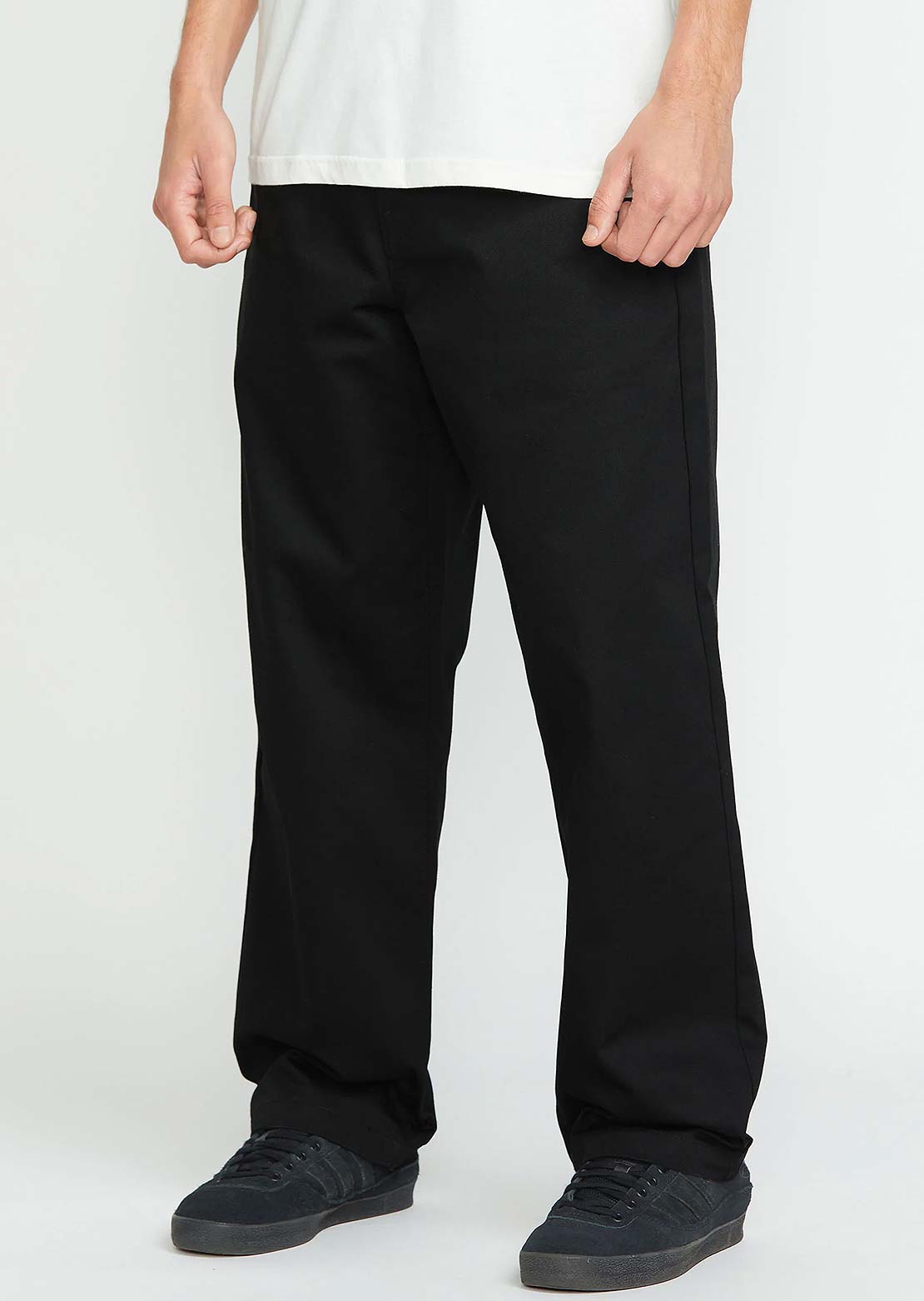 Volcom Men's Frickin Skate Chino Pants Black
