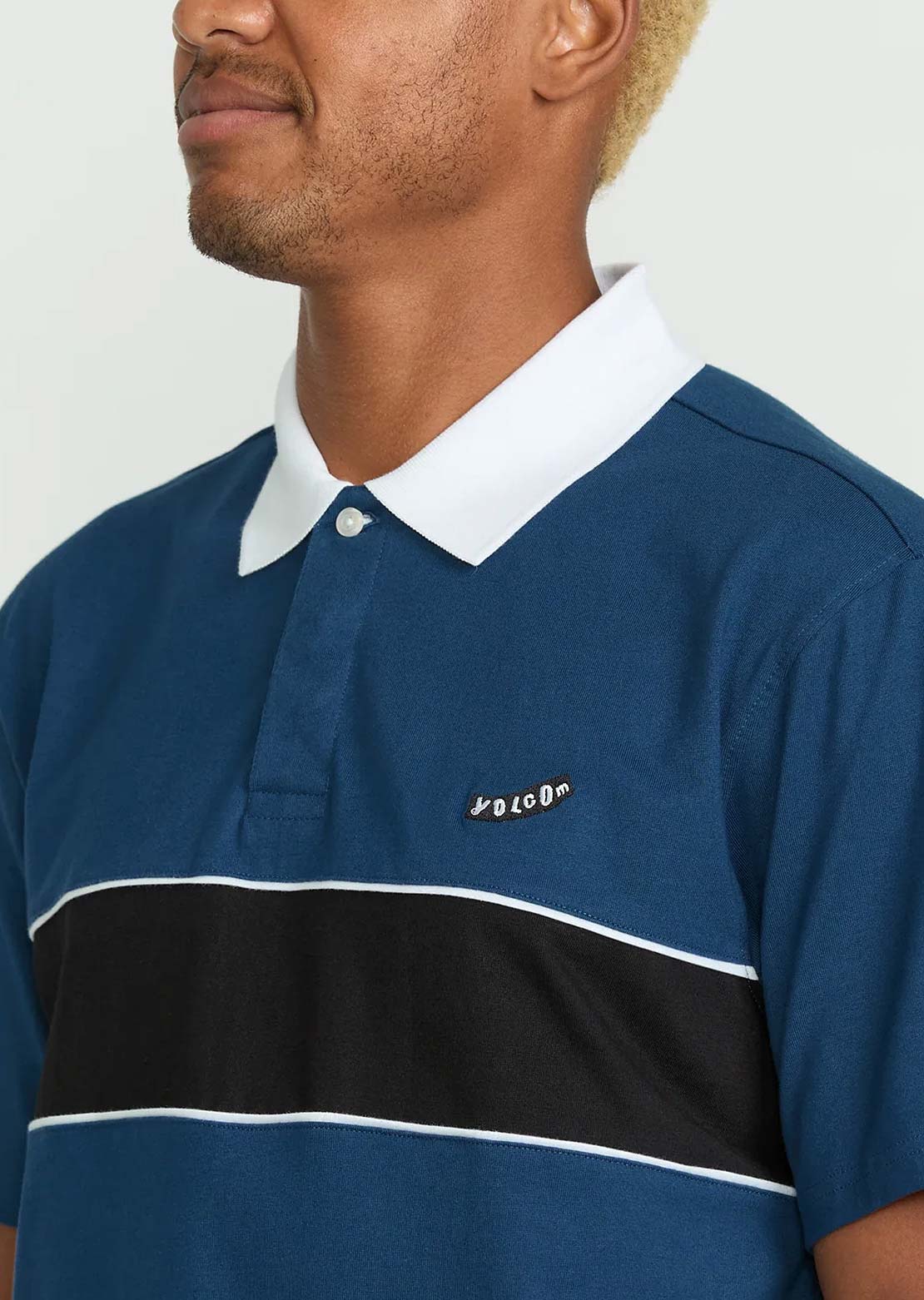 Volcom Men's Gemstone Polo Deep Blue