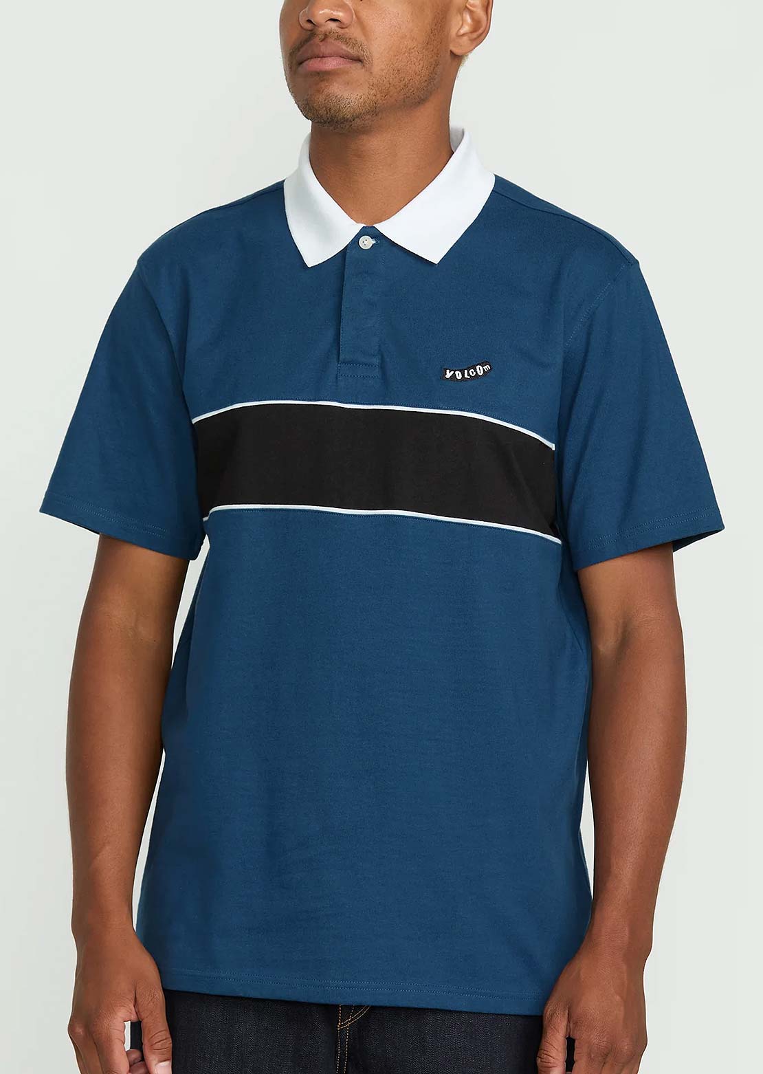 Volcom Men's Gemstone Polo Deep Blue