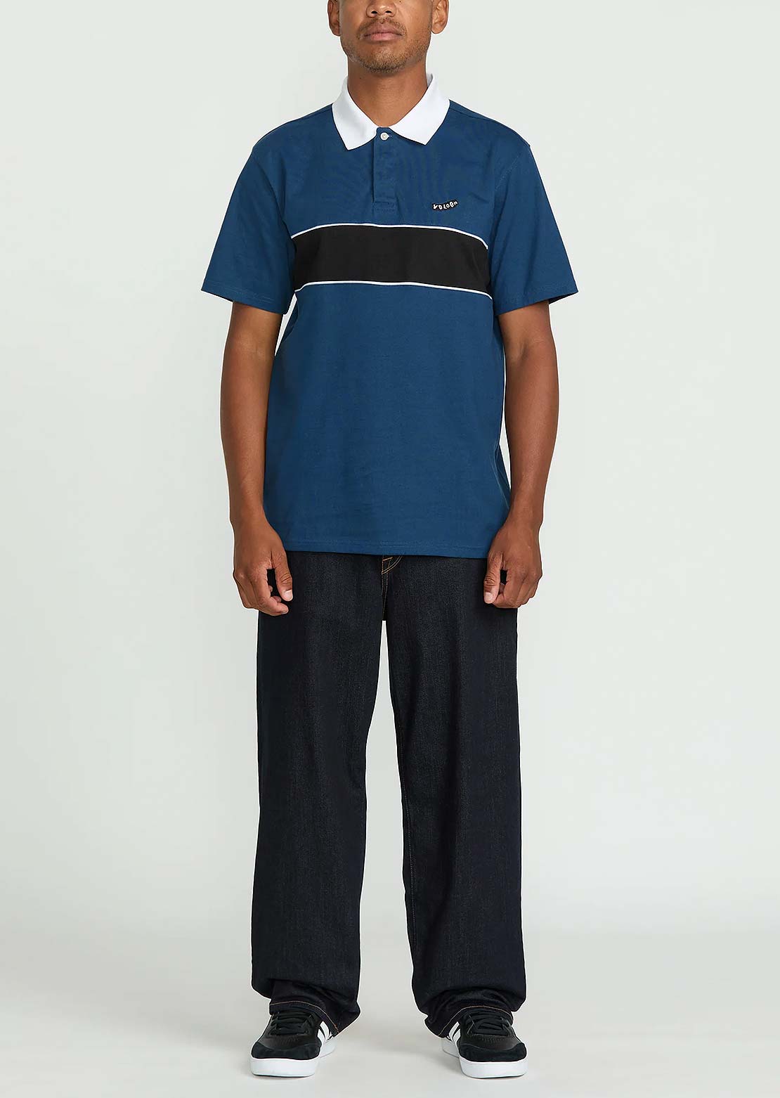 Volcom Men's Gemstone Polo Deep Blue
