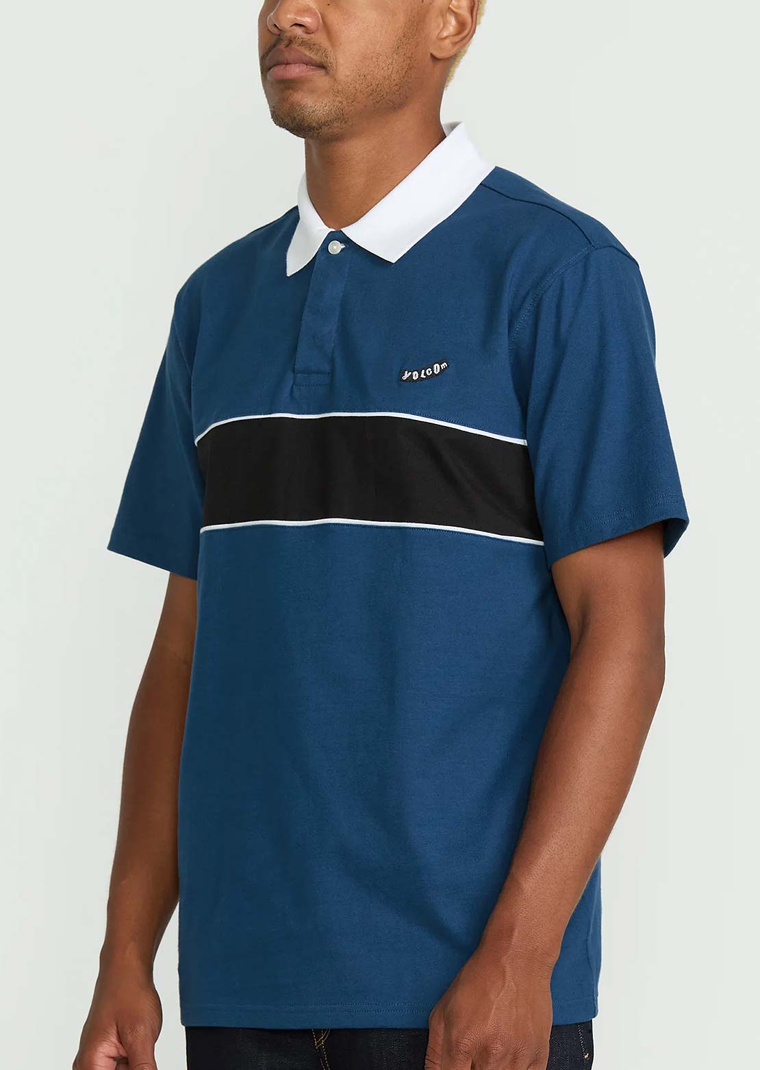 Volcom Men's Gemstone Polo Deep Blue