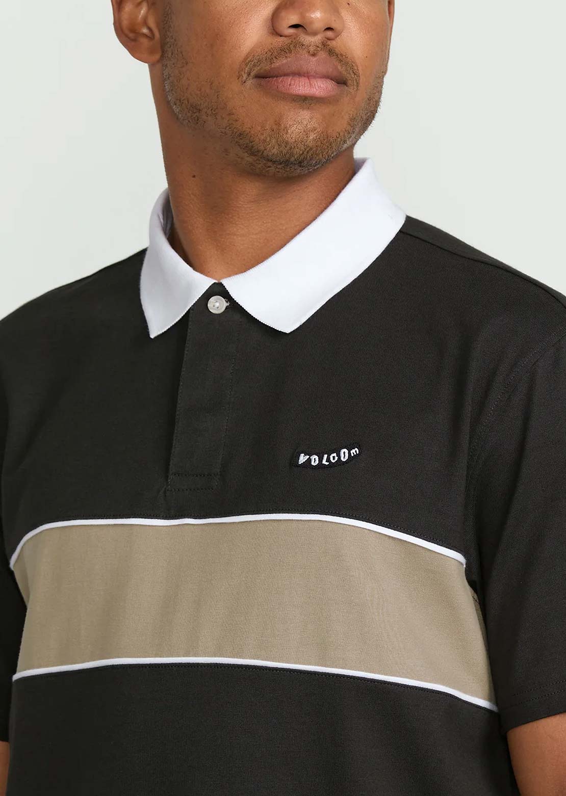 Volcom Men's Gemstone Polo Stealth