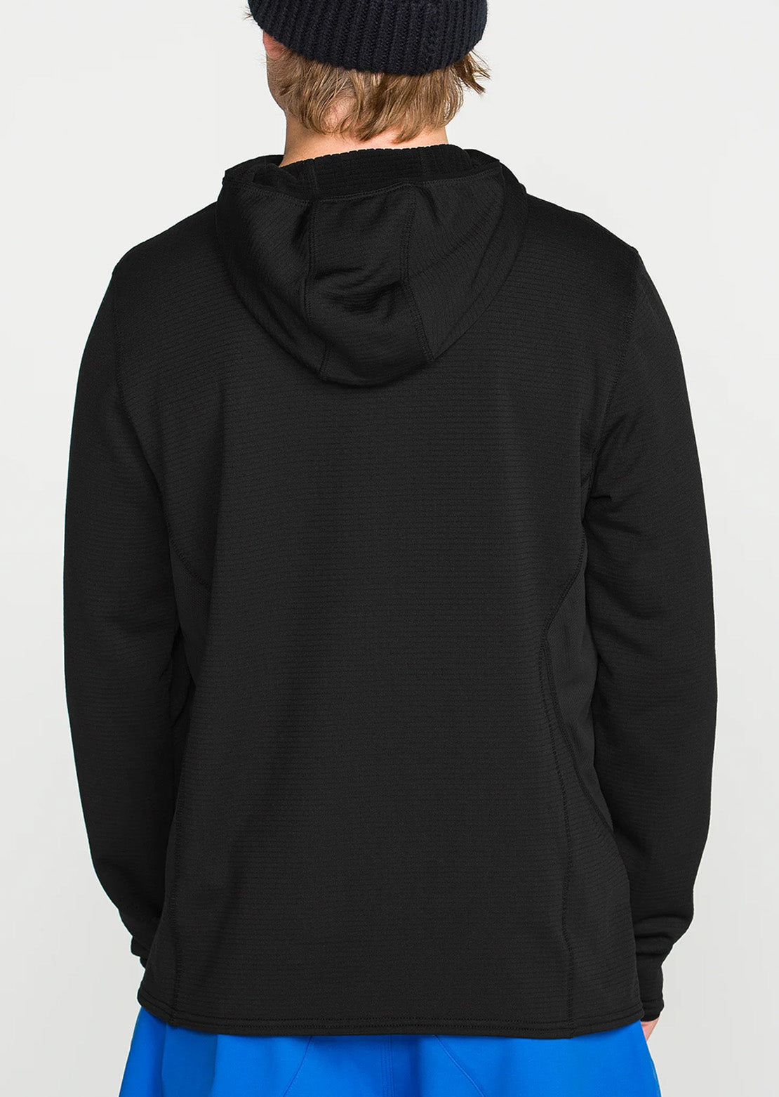 Volcom Men's Gridlock Pullover Hooded Fleece Black