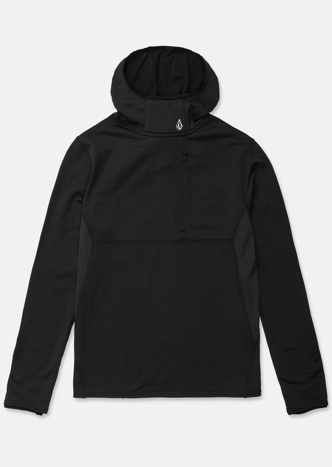 Volcom Men's Gridlock Pullover Hooded Fleece Black