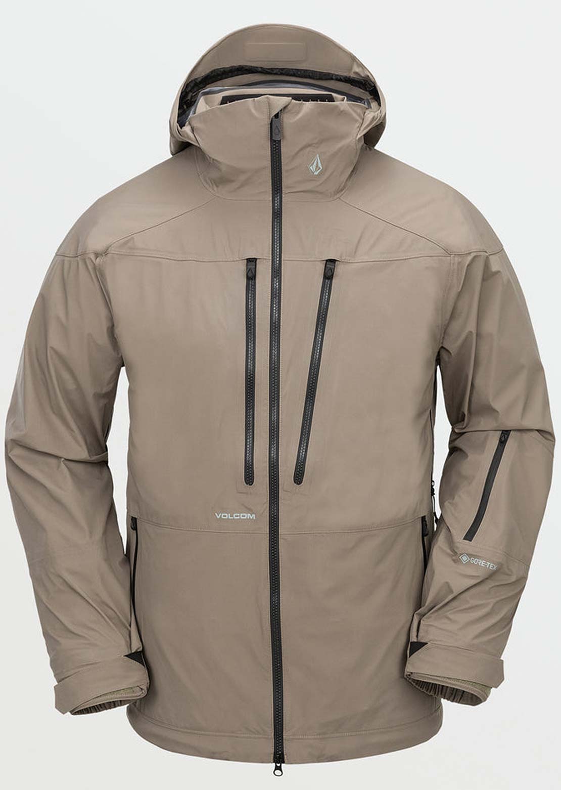 Volcom Men&#39;s Guch Stretch Gore Jacket Chestnut Brown
