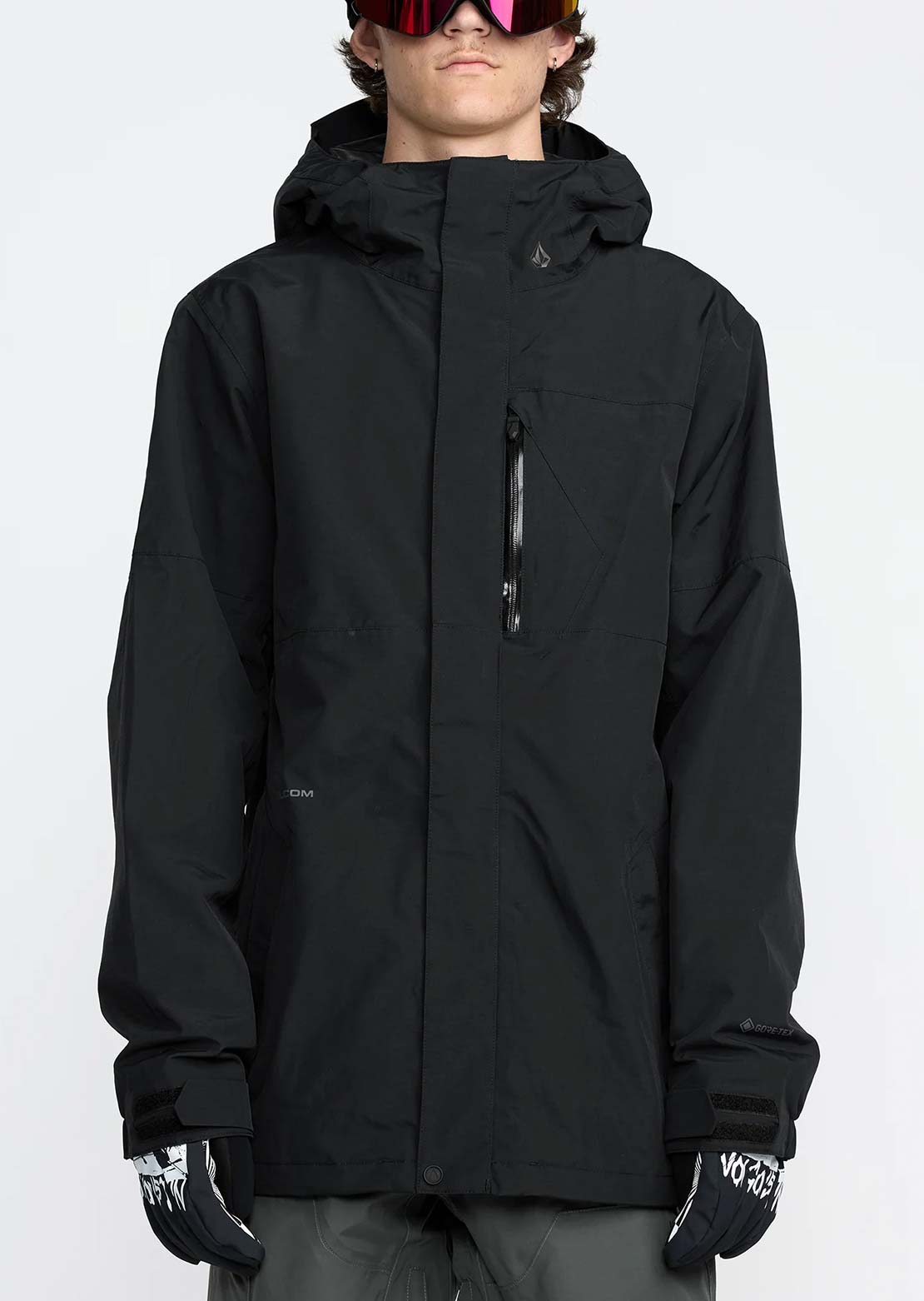 Volcom Men's Guch Stretch Gore Jacket Black